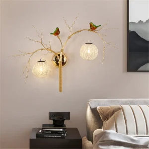 Bird Nest Wall Lamp