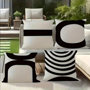Black White Cushion Covers