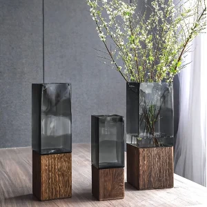 Acrylic Vase with Base