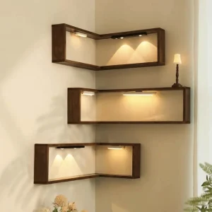 Corner Wall Floating Shelf