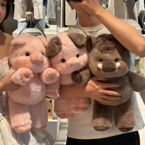 Plush Pig Pillow 17.7inch